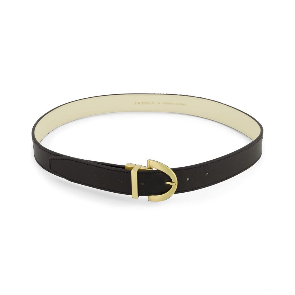 5398 Women's Eartha 3cm Belt, Black